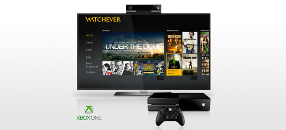 Watchever auf der Xbox One