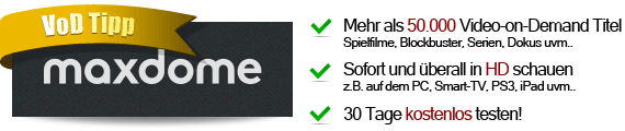 Infos zu unserem VoD Tipp maxdome